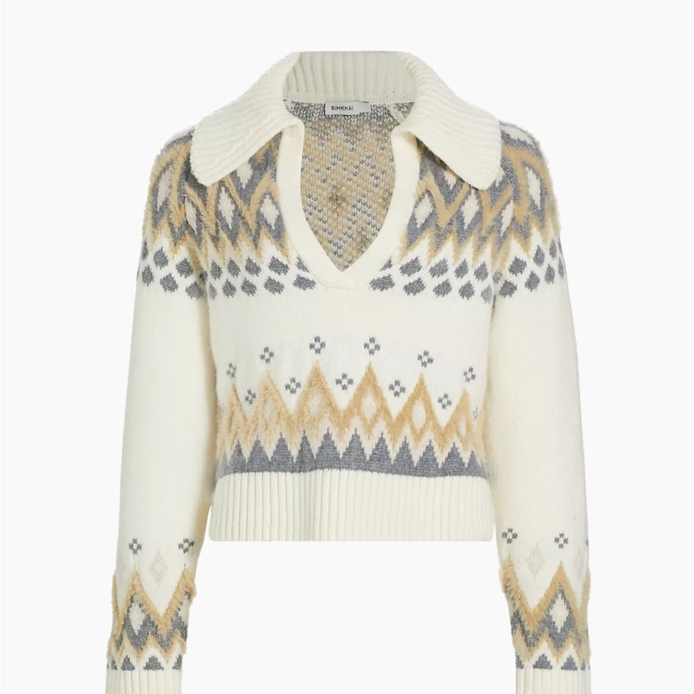 SIMKHAI

Clarence Polo Sweater size small
NWOT!! Never worn